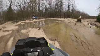 Twin Outtie XMR 570’s Take on a MUDHOLE!!