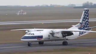 RAF Avia AN-26 landing & take-off from Budapest Ferihegy