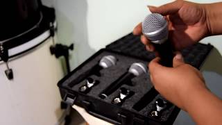 Unboxing Samson r21 Microphones