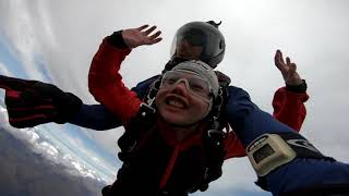 First Skydiving Experience of Harcele