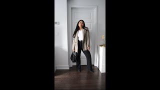 3 FALL OUTFIT IDEAS | ZARA OUTFITS | BLAZER | BUSINESS CASUAL | CUTE OUTFITS