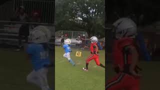 Dylan saves the TD!!! #davidonthedaily #youtubeshorts #youthfootball #youth #8u #duval #training