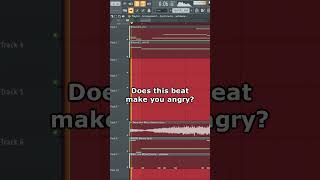 I made a beat that makes you angry😡 #shorts #flstudio #producer