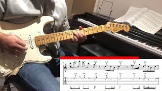 No Woman No Cry - Guitar Solo (with tabs & sheet music) | Bob Marley