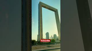 Dubai Frame 🖼 view 🤩 #shorts #dubai #attraction