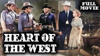 HEART OF THE WEST | William Boyd | Full Western Movie | English | Wild West | Free Movie