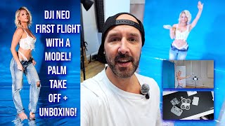 DJI NEO UNBOXING AND MODEL  SHOOT TEST! PALM TAKE OFF -OWENJUICE