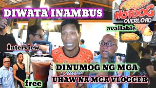 DIWATA INAMBUS  DINUMOG NG MGA UHAW NA MGA VLOGGERS