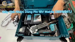 Máy Chà Nhám Băng Pin 18V Makita DBS180RTJ| 18V Cordless Brushless Belt Sander| Công Cụ Máy Móc