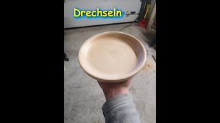 Schüssel drechseln aus schönem Apfelholz (how to)