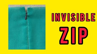 ज़िप लगाने का आसन तरीका || Invisible Zip ||gum zip kaise lagti hai