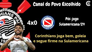 PÓS-JOGO: CORINTHIANS 4x0 Argentinos Jrs-ARG