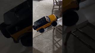 Driving TRX 4 on ramp #shorts #traxxas #rccar #trx4 #fordbronco