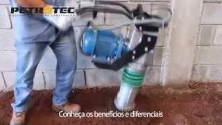 Compactador de Solo SP 55 Elétrico Tipo Sapo | Petrotec Equipamentos para Construção