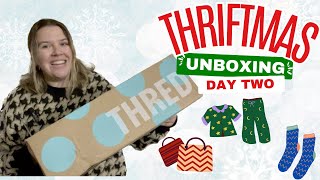 Thriftmas Unboxing Day 2 - ThredUP Fun Box Unboxing & Honest Review