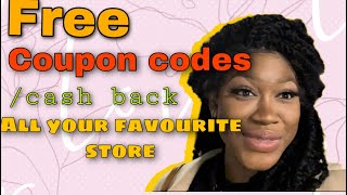 Coupon codes that works by the minute , cash back