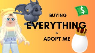 BUYING EVERYTHING IN ADOPT ME! *tip on how to hatch legendaries