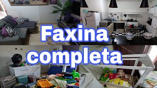 Faxina na casa completa/ 4 dias sem arrumar a casa 🤮, Vlog.