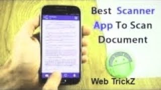 Scan documents on smartphone with Camscanner