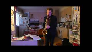 Patrice: saxophone & guitare, 2024 Jan.5, 480p