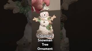 Christmas Snowman Tree Ornament