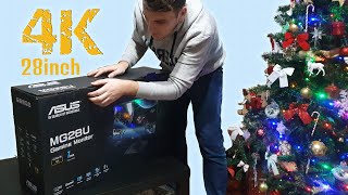 Gaming Monitor 4K - Unboxing ASUS MG28U