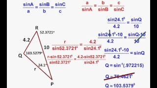 Using the Law of Sines