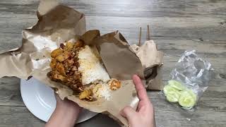 Nasi Uduk Campur | Ayam Goreng | Nasi Uduk & Sop Iga Santiago - Jembatan Lima | Jakarta