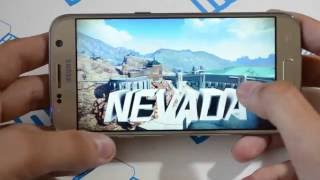 Корейская 100% копия Samsung Galaxy S7 - тест игры ASPHALT 8