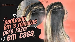 COMO FAÇO TRANÇA DE UM JEITO SIMPLES! PENTEADO