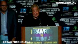 Crawford Molina press conference