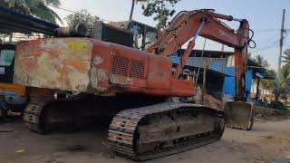 Tata Hitachi crane 200 Driving