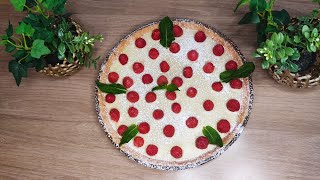 تارت الفسدق و التوت و غاناش الشكلاطة البيضاء بطريقة ساهلة و بنة دوخ🤩👌/Tarte au pistache et framboise