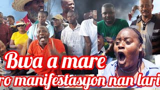 🚨Gro manifestasyon bwa kale nan lari pòtoprens Garry Conille Edgar Leblanc p ap ka kenbe