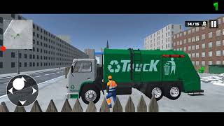 City Trash Truck Sim (Android) New Release | Minute Gameplay