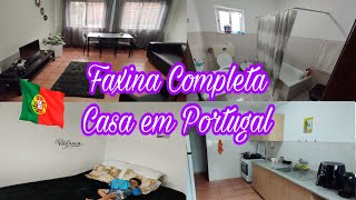 FAXINA COMPLETA🇵🇹/ LIMPEI TUDO/ #vlog