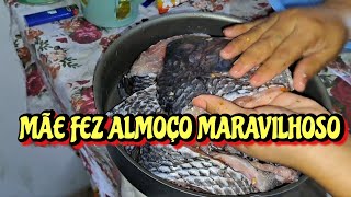 FIZEMOS PEIXE DELICIOSO + lavei muitas roupas