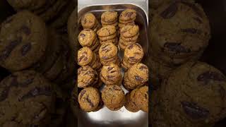 Chocolate cookies ready