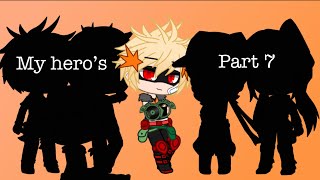 My hero’s [] part 7 short [] kinda lazy [] bkdk [] sad bakugou? []