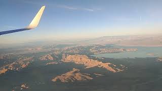 Las Vegas approach and landing American Airlines from Dallas