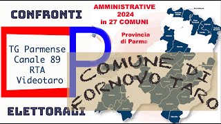 VOTO AMMINISTRATIVO 8-9 Giugno 2024 - Confronto elettorale candidati Sindaci Comune di FORNOVO TARO