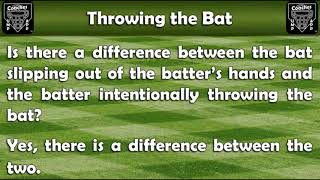 Throwing the Bat   Youth League Myth 1