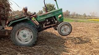 Fiat 480 special // 55hp Powerful tractor // pulling a heavy loaded trolley Zabaradast performance