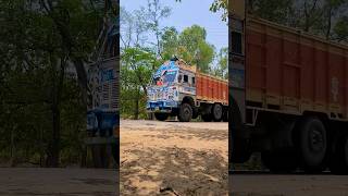 Tata truck on road #tatamotors #truck #ashokleylandtrucks