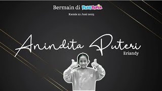 Anindita Puteri Bermain Di Play Topia SKA Mal Pekanbaru