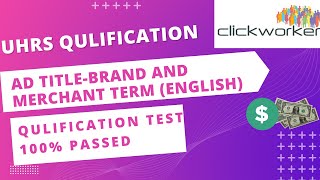 Ad Title - Brand and Merchant Terms (English)|| cliworker oneforma uhrs qualification answers