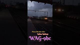 WAG 9 Most Amazing locomotive 🚂 🤩 || #indianrailways #journeytrain #shorts