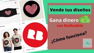 Sube tus diseños y gana DINERO con Redbubble