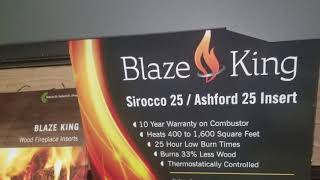 Blaze King Sirocco 25 Wood Burning Fireplace Insert