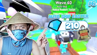 210 Gem, Không Farm Tiền, Auto Skip Easter A-Z| Viewer Thử Thách Bùm 6